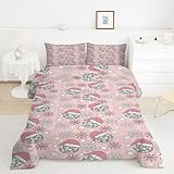 Bettdecke 200x200 Christbaumkugel Steppdecke 200x200 Schneeflocke...