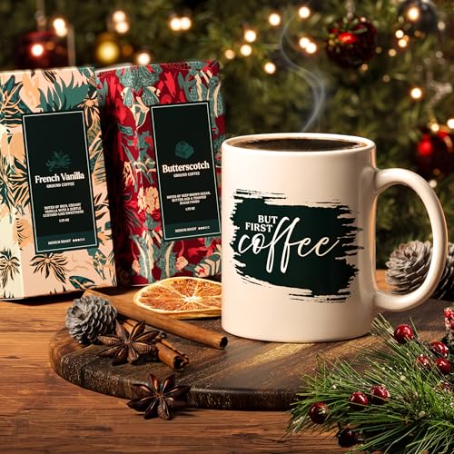 Coffee Gift Set with Mug & Flavors
