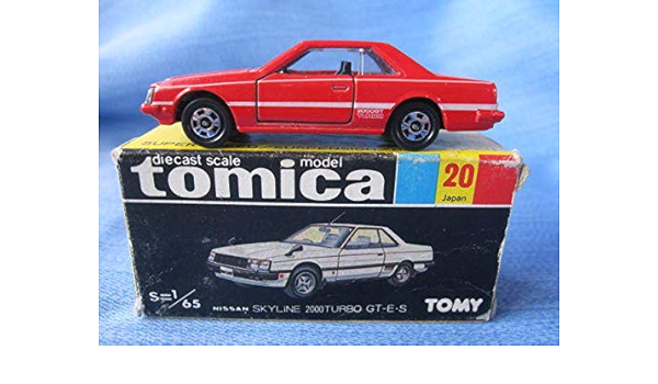 売れ筋がひ新作! 黒箱トミカ 20 ニッサン スカイライン 2000 TURBO GT