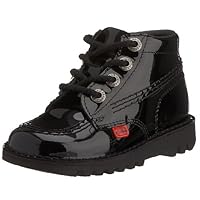 Kickers Kick Hi I Core Unisex-Child Trainers, Black Black, 7 UK Child