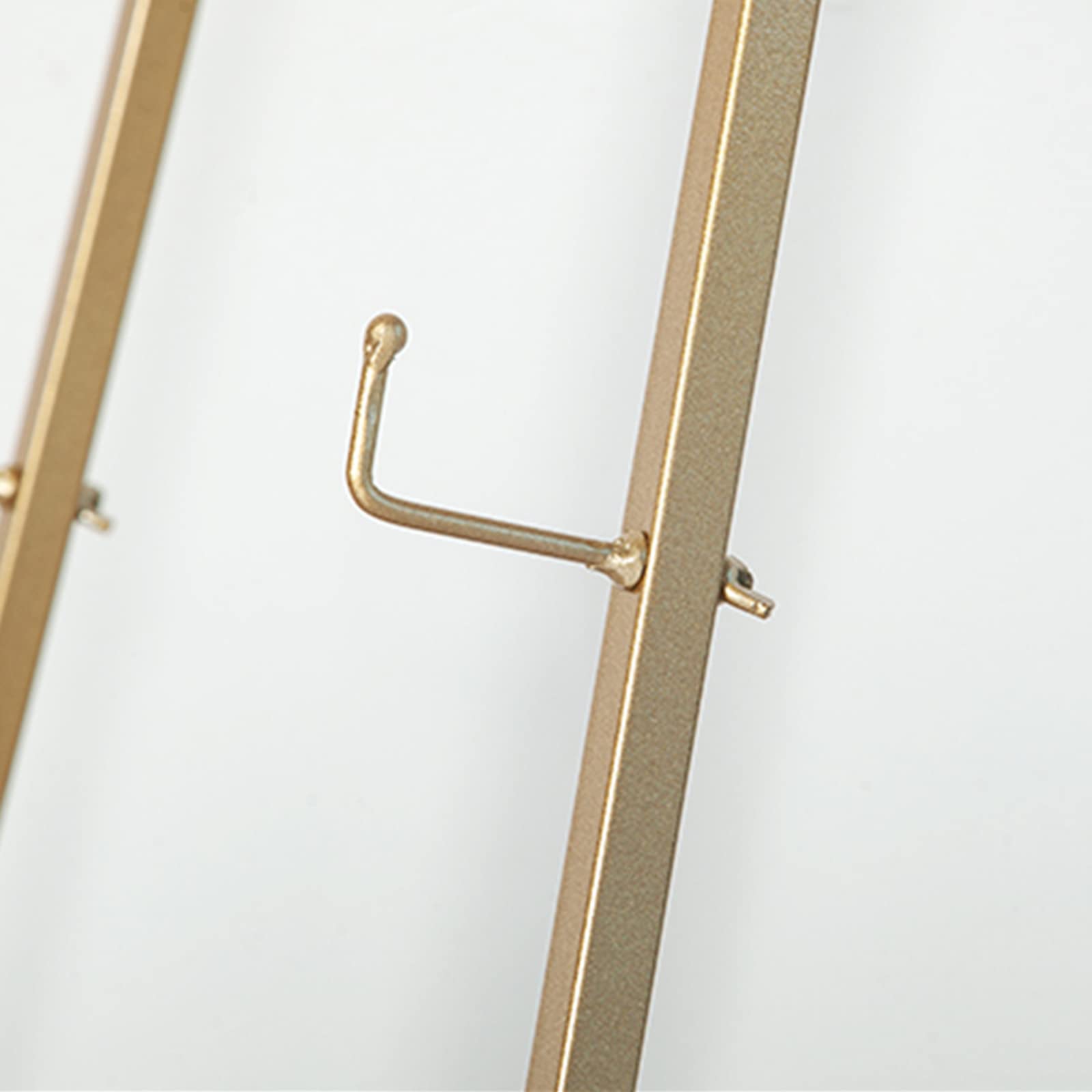 Caballete de Arte para Pintura, Caballete de exhibición de Metal Dorado Caballetes Plegables portátiles Caballete de Piso con Marco en A para Letrero de Boda, póster, Altura: 145 cm