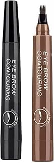 Lápiz de cejas impermeable mágico preciso, 4 ...
