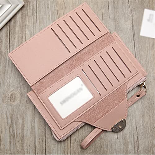 Women's Long Wallet Buckle Ladies Wallet Zipper Clutch Handbag2