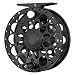 Piscifun Crest Fully Sealed Drag Large Arbor Fly Fishing Reel Saltwater CNC-machined Aluminum Alloy Fly Reel 7/8 Black