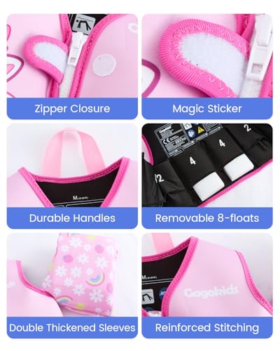 Image of Gogokids Puddle Float Jumper 33-66 Pounds, Toddler Swim Vest Kids Floaties