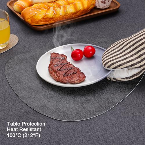 Chitomars Faux Leather Placemats Set of 4, Dual Sided with Drink Coasters by Chitomars - Used condition - Image 4