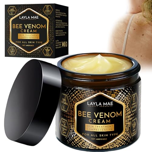 Layla Mae Bee Venom Skin Treatment Cream for Skin Imperfection - Wrinkle Care Face Lift