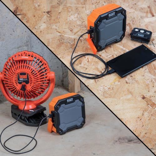 KLEIN TOOLS AEPJS3 Bluetooth Jobsite Speaker with Magnet and Hook, 20-Hr Run Time, Charge Via USB A or C, Pair Multiple Speakers via Broadcast, Hands Free Capable - image 5