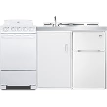 Summit 60" All-in-One Kitchenette, White- ACK60COILW