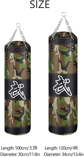 Miniatura 3 de Sfeexun Saco de boxeo para hombre, mujer, niños, bolsa de boxeo para interiorjardín, sin relleno, juego de bolsa pesada con guantes de boxeo,