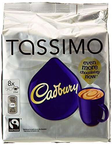 Tassimo Cadbury Hot Chocolate 8 Servings Now Even More CHOCOLATEY! by Unknown