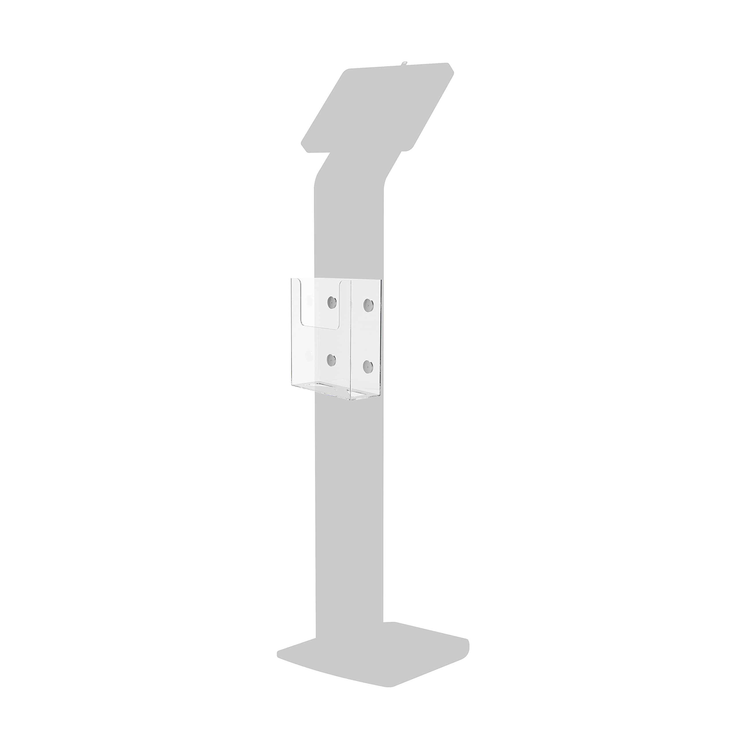 Add-On Magnetic Brochure Holder – CTA Add-On for CTA Digital Floor Stands Like PAD-PARAF/PARAFW/KSDK/KSDKW / KSDK13 / KSDK13W &amp; Other CTA Products (ADD-MBHA)