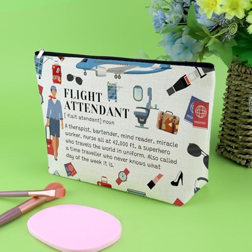 Flight Attendant Appreciation Makeup Bag