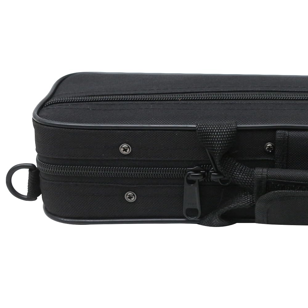 Funda para flauta de 16 agujeros en C, caja de madera dura y ligera, duradera y protectora (nailon)