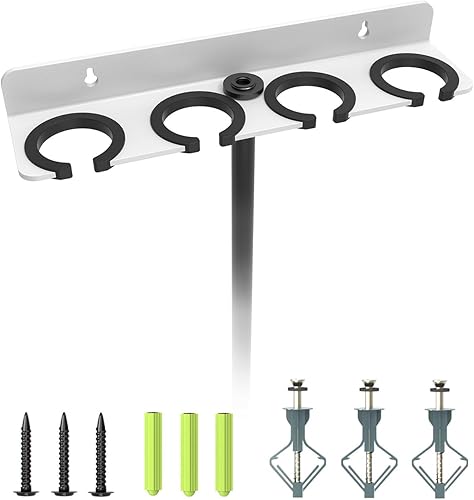 Miniatura 9 de Soporte de micrófono múltiple para micrófonos con cable e inalámbricos, soporta hasta 4 micrófonos, organizador de micrófono múltiple para soporte