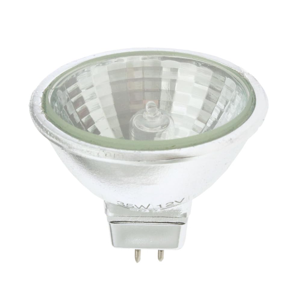 12-Pack 35W MR16 GU5.3 Halogen Bulbs – 12V Dimmable Spotlights With UV Filter, 2700K Warm White