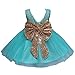 JiaDuo Baby Girl Lace Mesh Tutu Dress Sequin Bow Toddler Princess Gown ,Soft Mint,12-18 Months (80)