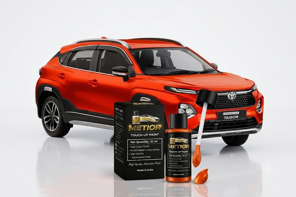 TOYOTA URBAN CRUISER TAISOR Lucent Orange [ZYH] Touch Up Paint | Factory Color Matched 2K Finish | 2-in-1 Car Scratch Remover Pen | Repair Kit for Scratches, Chips, Nicks & Minor Surface Damage | 12ml | Lucent Orange (ZYH)-image-9