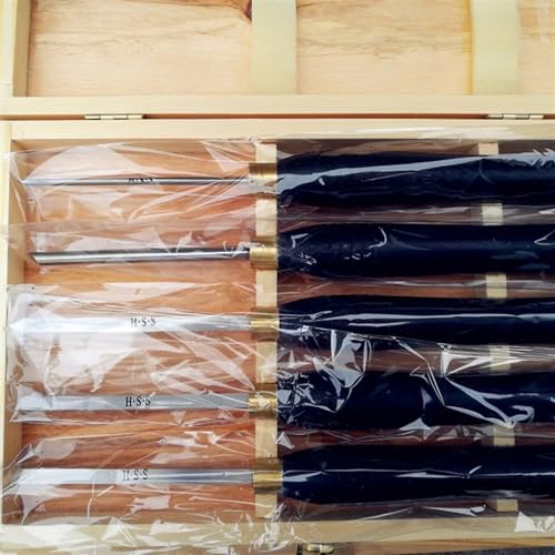 Set de 5 piezas de cinceles para torneado en madera miniatura 4