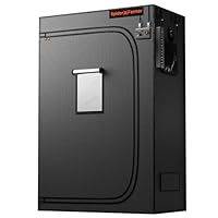 Spider Farmer Growzelt 120x60x180 cm für Indoor Lichtdicht und Wasserdicht Anbauzelt Grow Tent Growschrank für Homegrowing Pflanzenzucht Gewächshaus Indoor Zuchtzelt für SF2000