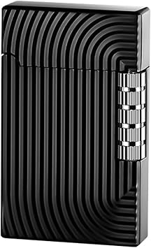 Soft flame metal lighter, embossed design lighter, side wheel frosted lighter, refillable butane lighter with adjustable flame dial, vertical ignition roller, for mens outdoor camping giftsC