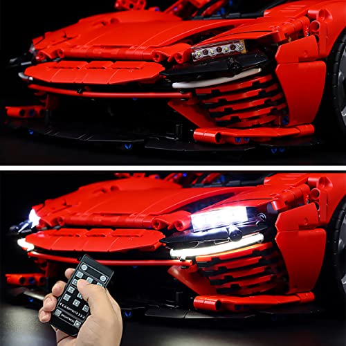 Hosdiy Telecomando Luci LED Light Kit per (Ferrari...