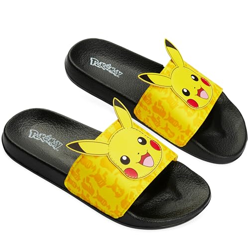 Ya en mundofriki.es: Pokémon Chanclas Niño, Para Playa o la Piscina, Talla 30-38 - Regalos para Gamers (Amarillo, 30-31 EU)