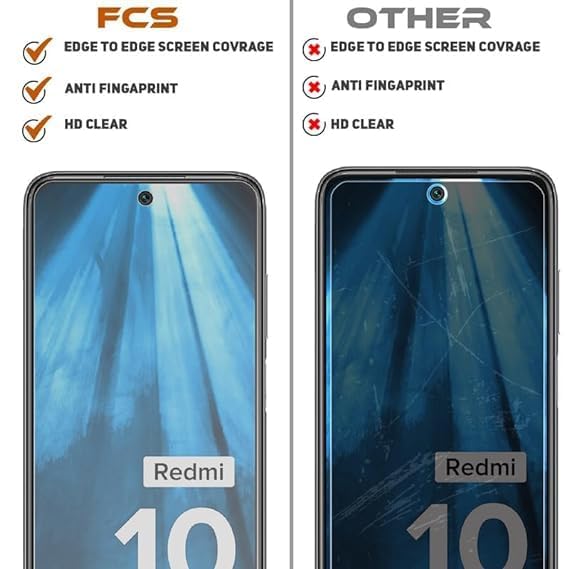 Image of FCS Front (Glossy) Anti Shock Screen Protector for Motorola Moto G24 Power Screen Protector | 9H Hardness Flexible (Glossy)