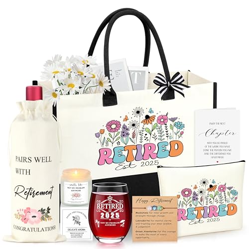 Retirement Gift for Woman Man 2025, Retired Gifts for Man Women Coworker Teacher Nurses Boss Friends Mom Grandma Dad Grandpa