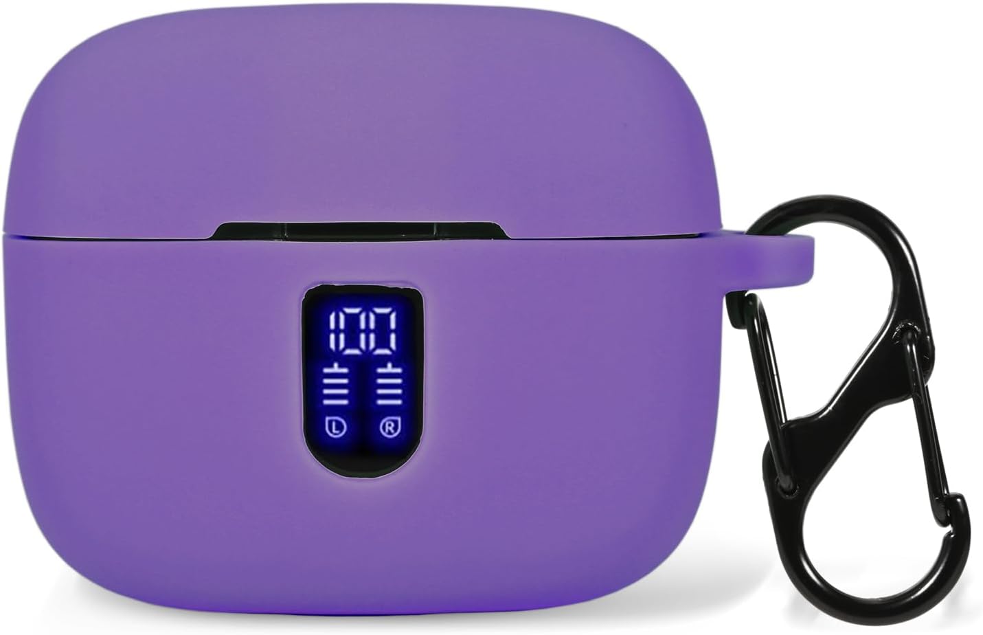Silicone Case for TAGRY X08 Wireless Earbuds, Premium Shockproof TAGRY X08 Case Cover with “S” Shaped Carabiner. (Purple) Silicone Case for TAGRY X08 Wireless Earbuds, Premium Shockproof TAGRY X08 Case Cover with “S” Shaped Carabiner. (Purple)