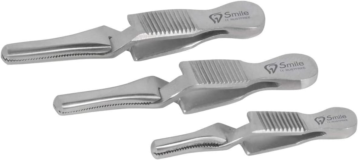 SD Instruments German 3 PCS Debakey Bulldog Atraumatic Tools SMILE-UK