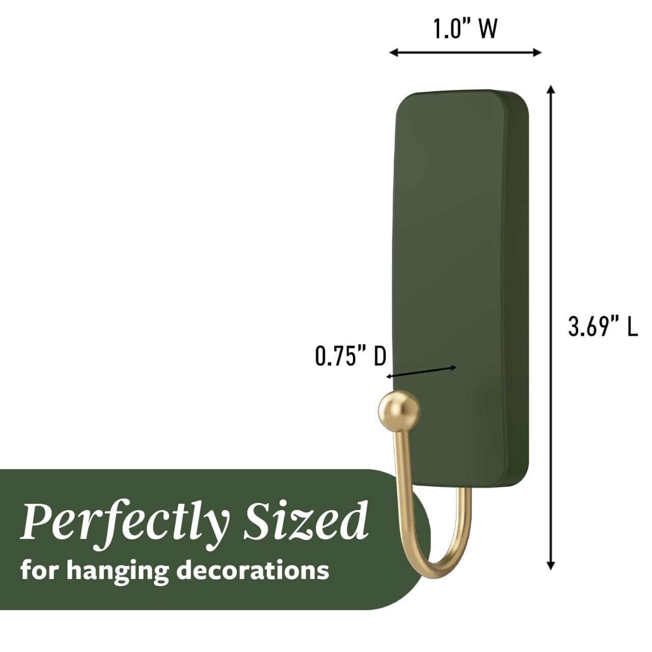 Command Hooks - 4 Hooks & 6 Strips Rosemary -2