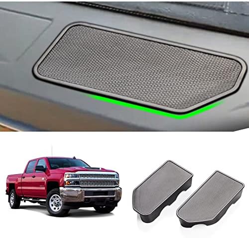 XXCIWP Bed Rail Stake Pocket Covers for 2023 2022 2021 2020 2019 GMC Sierra 1500 and Chevrolet Silverado 1500 2500HD 3500HD Rear Truck Tonneau Covers Wear Resistant Anti Rust（2pcs）