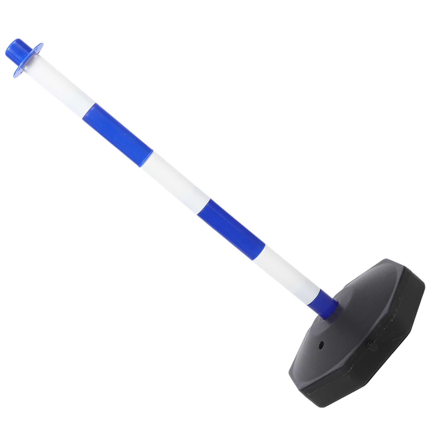 OSOLADY Crash Column Delineator Post Cone Queue Barrier Traffic Delineator Post Parking Guide Parking Post Cone Delineator Post with Base Parking Stop Safety Cone Driveway Guard Plastic