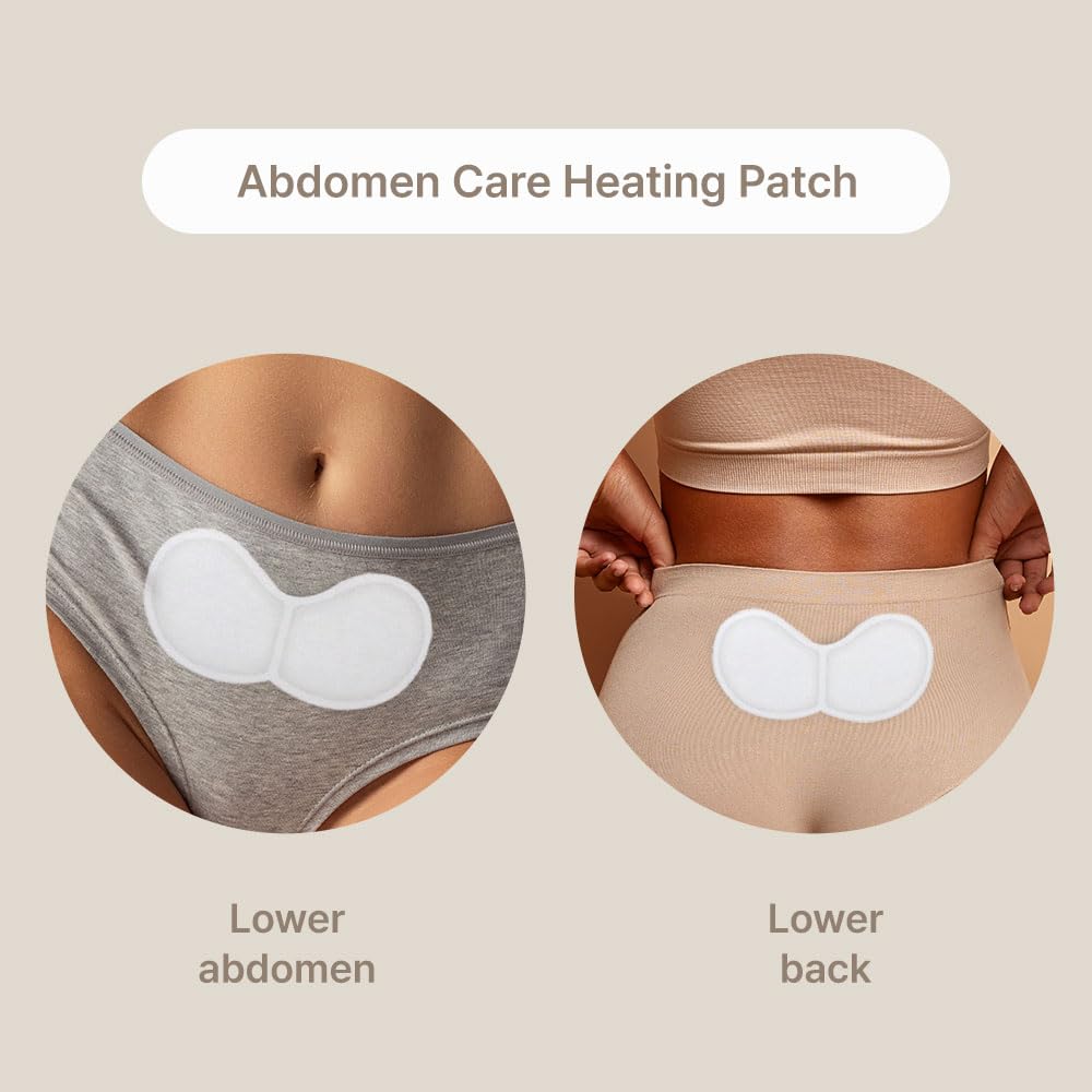 & Good Life HARUON - Paquete caliente para el cuidado del abdomen, hasta 8 horas de calor, registrado por la FDA, 10 unidades