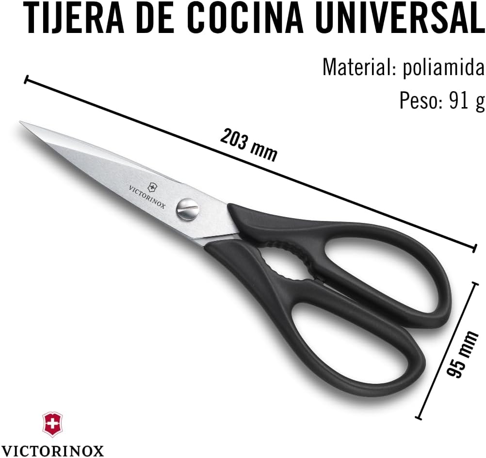 Victorinox Black Handled Kitchen Scissors