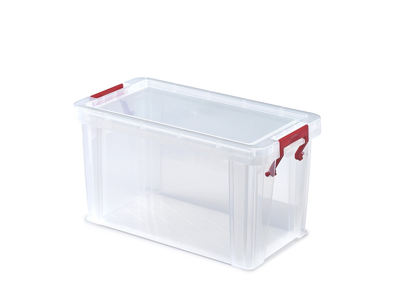 Whitefurze 2.6L Clear Allstore Storage Box - 140Mm X 130Mm X 240Mm
