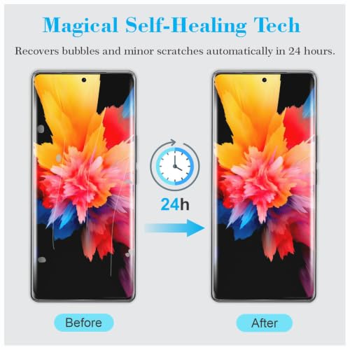 Image of SupCares TPU Anti Glare Matte Unbreakable Membrane Screen Protector for iQOO Z7 Pro and Vivo T2 Pro (6.78 Inch) With Easy Self Installation Kit | Fingerprint Working | Edge to Edge Coverage