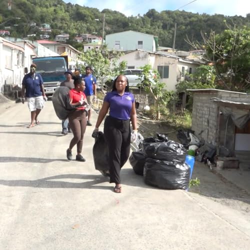 The Division of Environmental Health Intensifies its Vector Control Efforts with a Community Clean Up Exercise in Dennery North