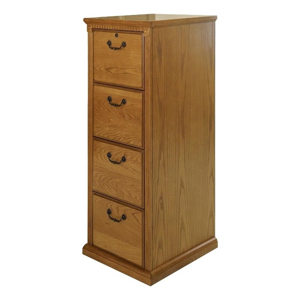Martin Furniture Huntington Oxford 4 Drawer Wood File Cabinet