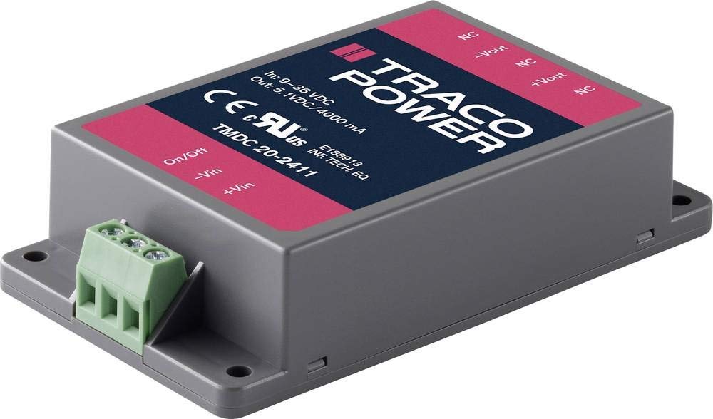 TracoPower TMDC 20-2411 DC/DC-Wandlermodul 24 V/DC 5.1 V/DC 4 A 20 W Anzahl Ausgänge: 1 x Inhalt 1 St.