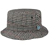 New Era Check Bucket Stoffhut Fischerhut Sonnenhut (S (55-56 cm) - beige)