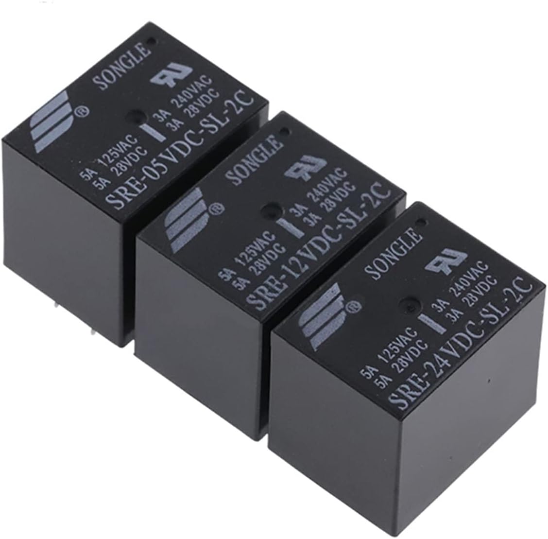 5pcs/lot Power Relays SRE-05VDC-SL-2C SRE-12VDC-SL-2C SRE-24VDC-SL-2C DC 5V 12V 24V Relay 3A 240V 8PIN 4137 SRE(SRE-24VDC-SL-2C)