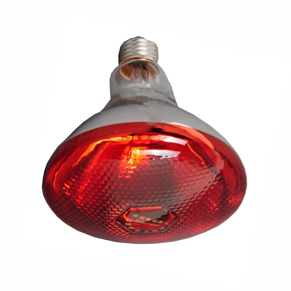 2Pcs 150W Lampadina Rossa Vicino Infrarossi Riscaldamento Lampada di Ricambio per Suini e Pollame