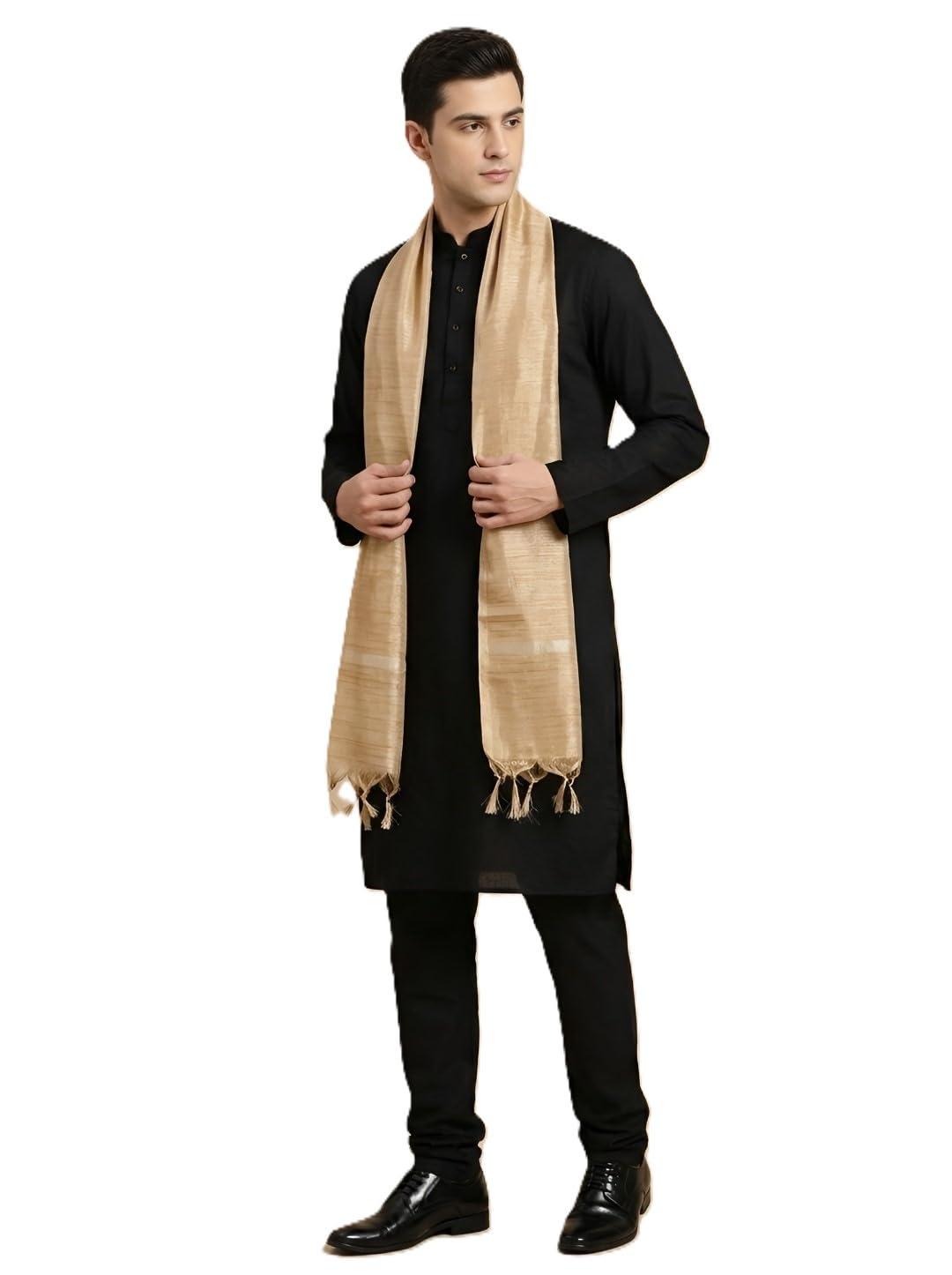 muffly Men Embellished Tissue Silk Dupatta-picture-24