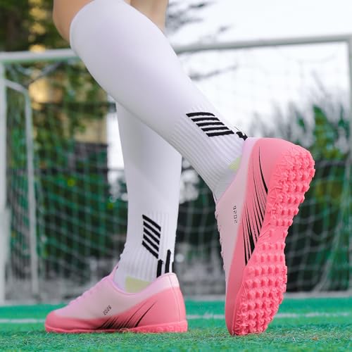 Image of Mens Soccer Cleats Womens Indoor Soccer Shoes Wide Baseball Turf Shoes Adult Youth Rugby Shoes Big Boys Small Spikes AG TF Football Boots
