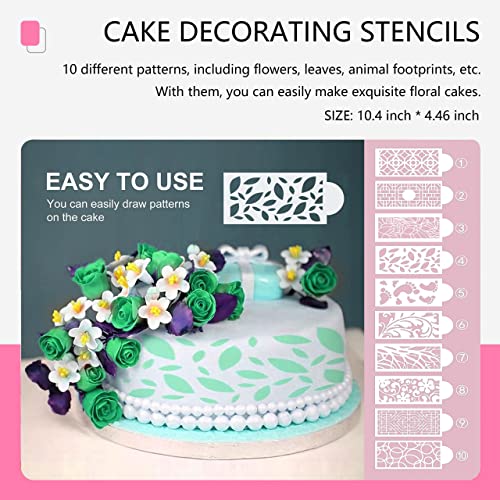 Cake Decorating Box Set, 376PCS Cake Decorating Stencils Kit 3 Layer Toolbox, Piping Bags and Tips Set, cake decorating tools, muffin cups,Baking Supplies and Baking kit for Beginners and Cake Lovers
