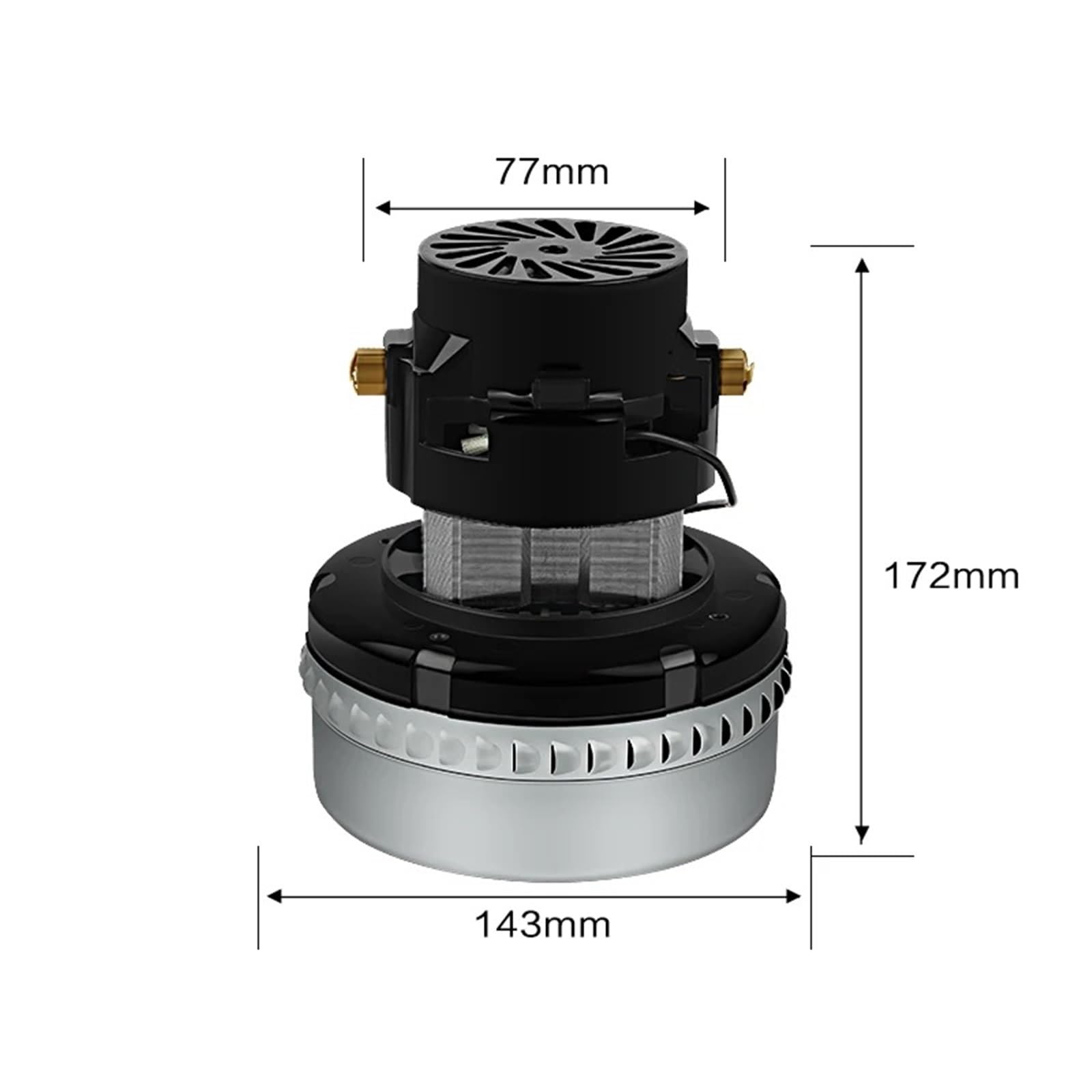 220V 1200W 143mm 300G/330G/700G/800G Industrial Vacuum Cleaner Motor for AMETEK for Philips for Midea for Rowenta Vacuum Suction Machine