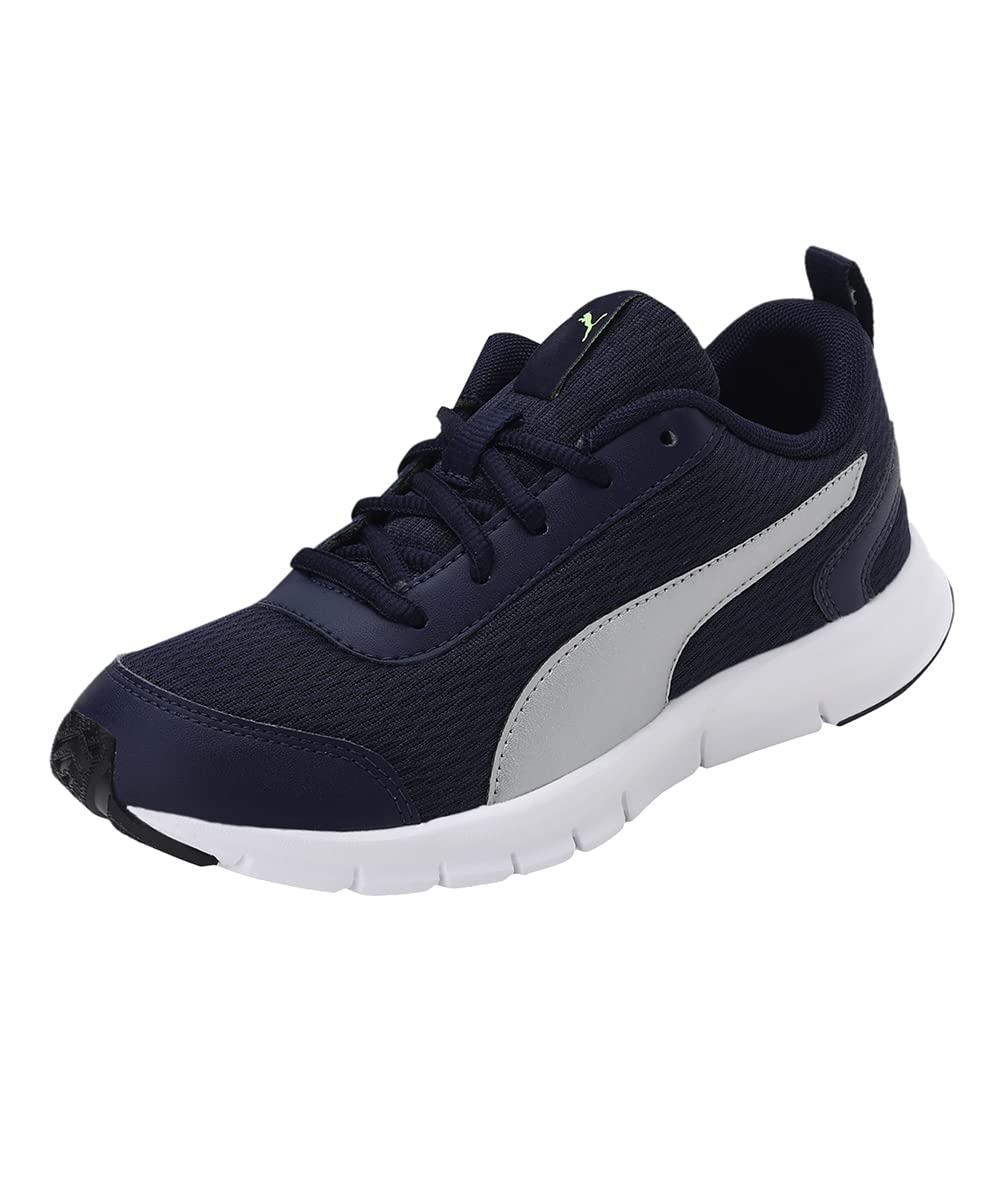 Puma unisex-child Racer JR Peacoat-Silver-Sharp Green Sneaker - 3 UK (37460004 ) (B097VM1LQC) Amazon Price History, Amazon Price Tracker