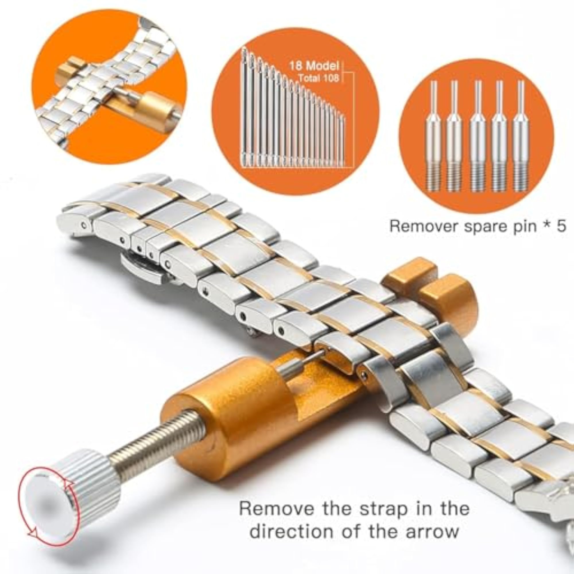Kingsdun Upgraded 149Pcs Watch Repair Tool Kit